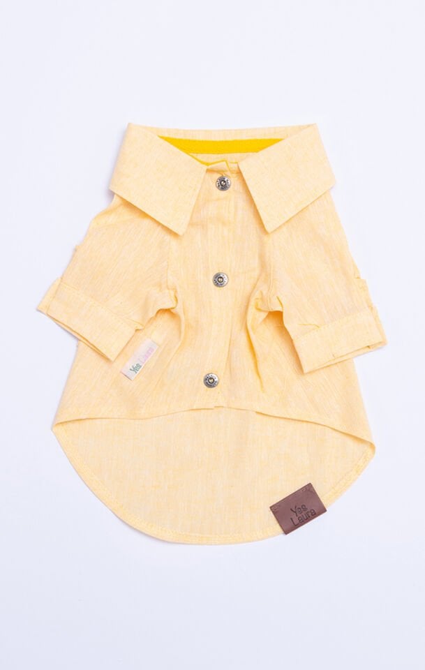 Küçük Irk Sarı Keten Gömlek