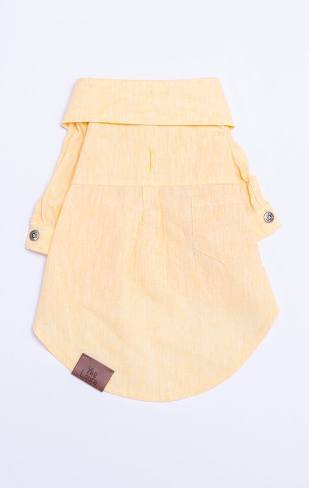 Küçük Irk Sarı Keten Gömlek