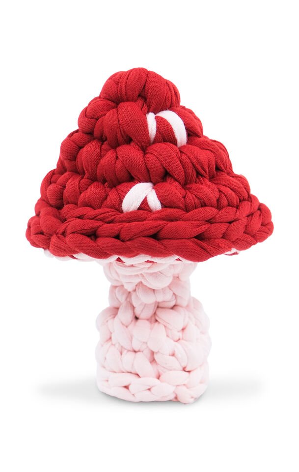 Mantar Şeklinde Örgülü Evcil Hayvan Oyuncağı 11-12 cm