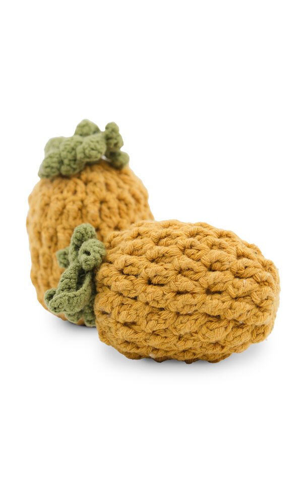 Ananas Şeklinde Örgülü Evcil Hayvan Oyuncağı 11-12 cm