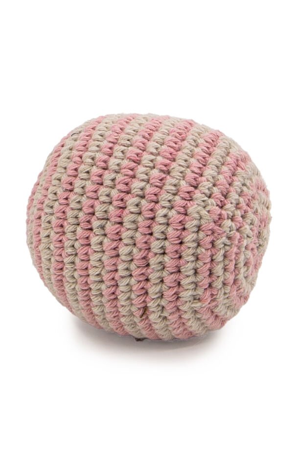 Büyük Top Şeklinde Pudra Örgülü Evcil Hayvan Oyuncağı