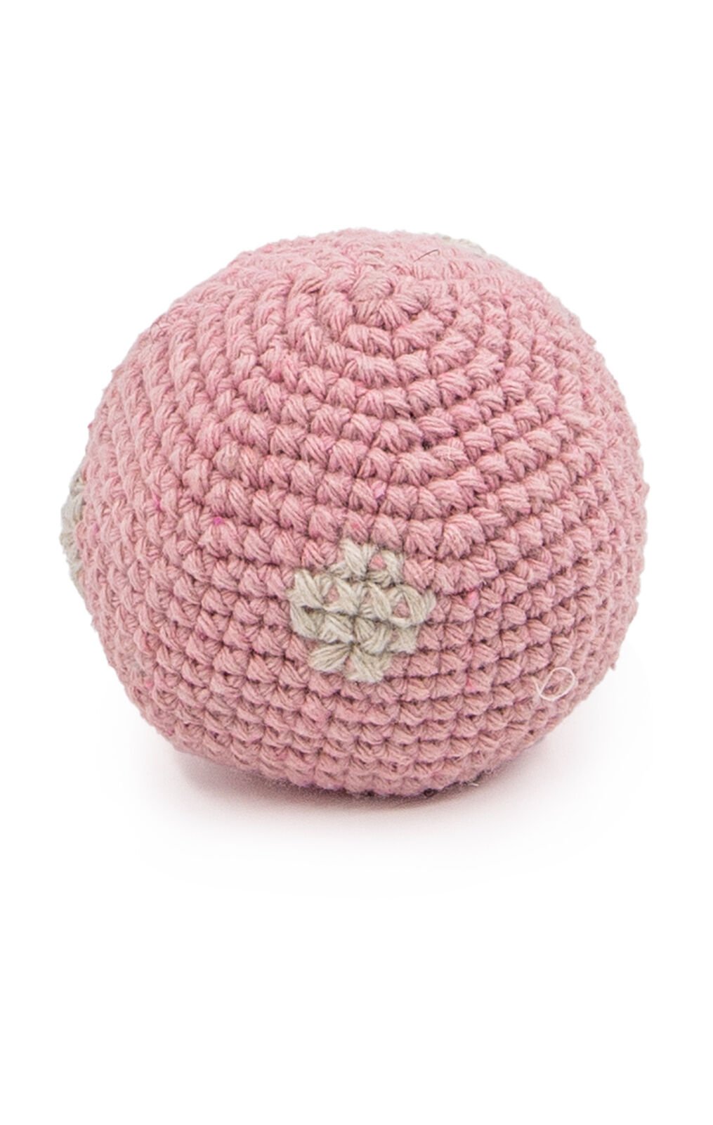 Büyük Top Şeklinde Pudra Örgülü Evcil Hayvan Oyuncağı