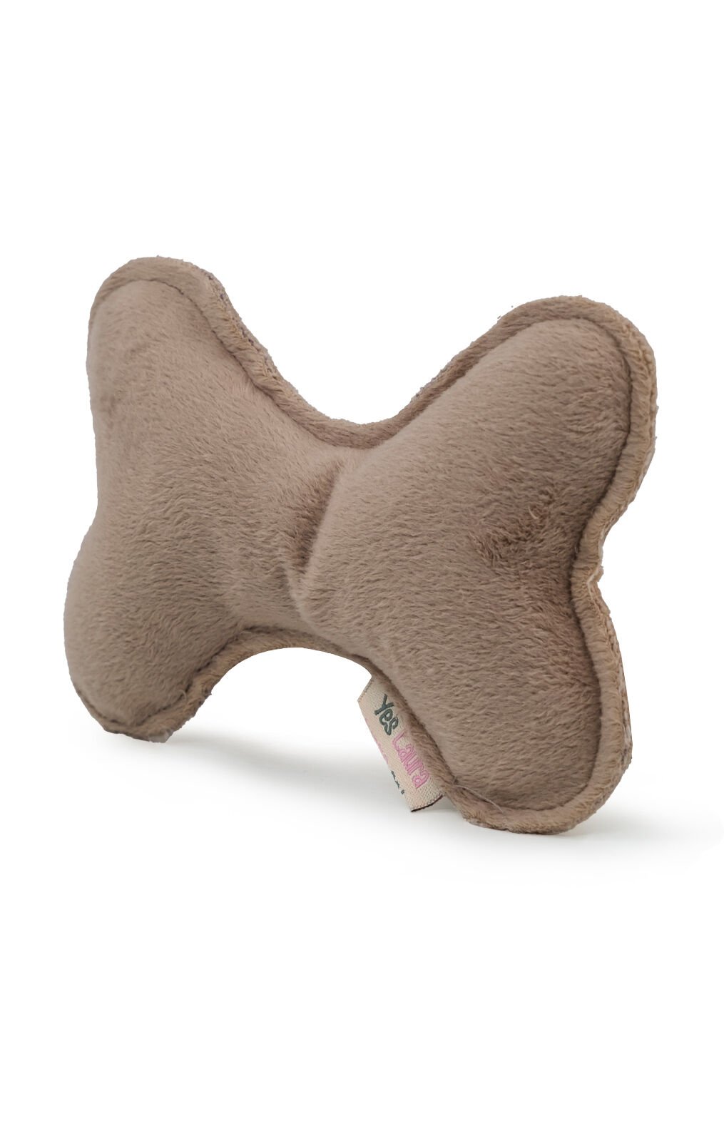 Kemik Şeklinde Kahve Süet Evcil Hayvan Oyuncağı