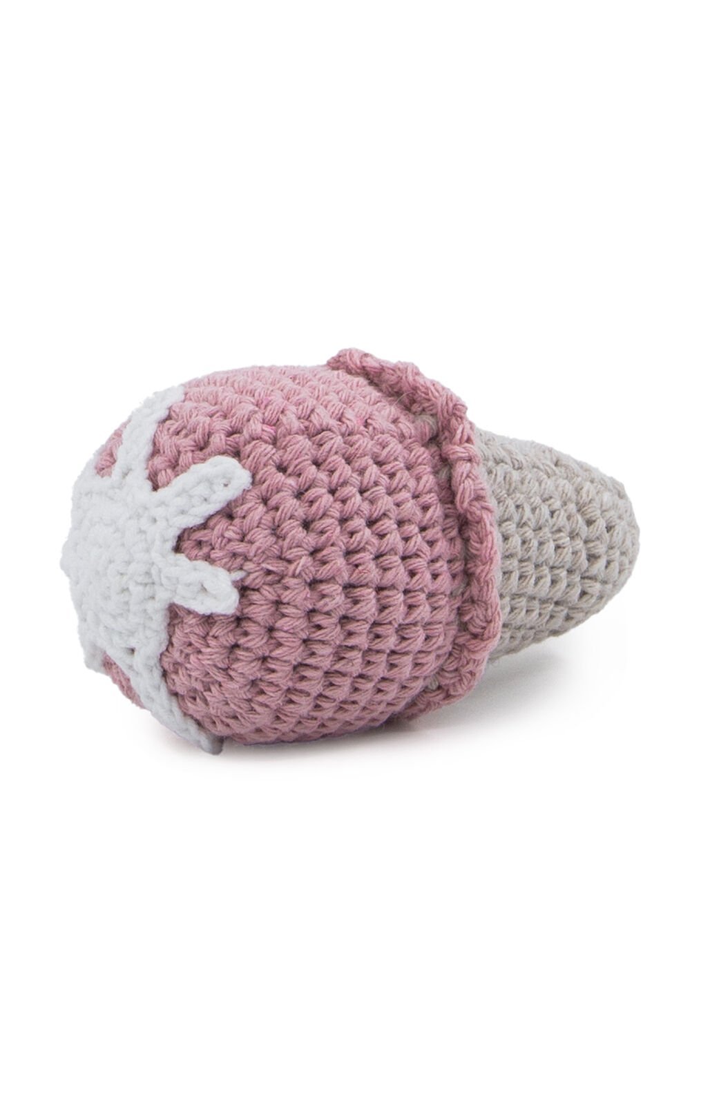 Dondurma Külahı Şeklinde Pudra Örgülü Evcil Hayvan Oyuncağı