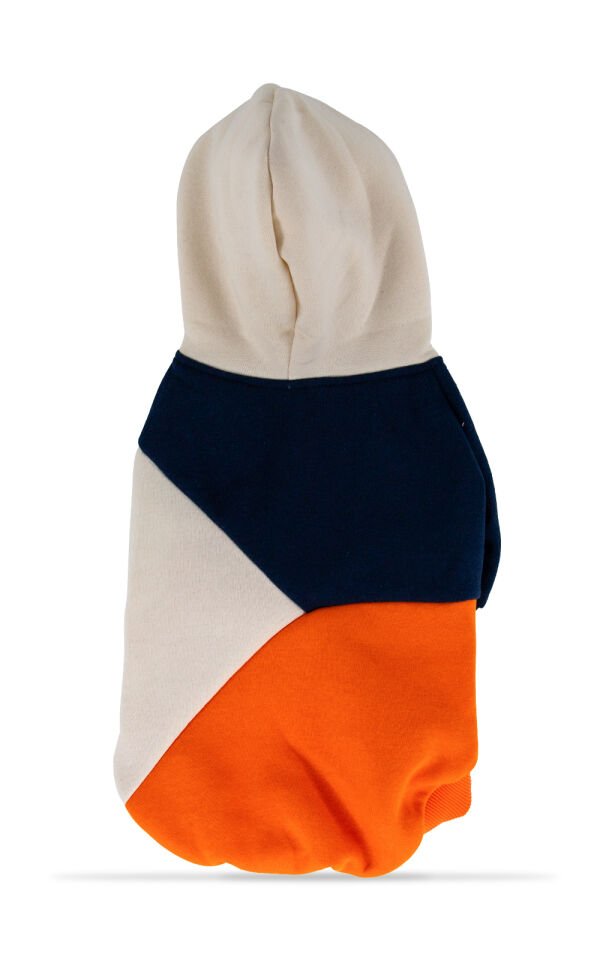 Çok Renkli Kapşonlu Sweetshirt