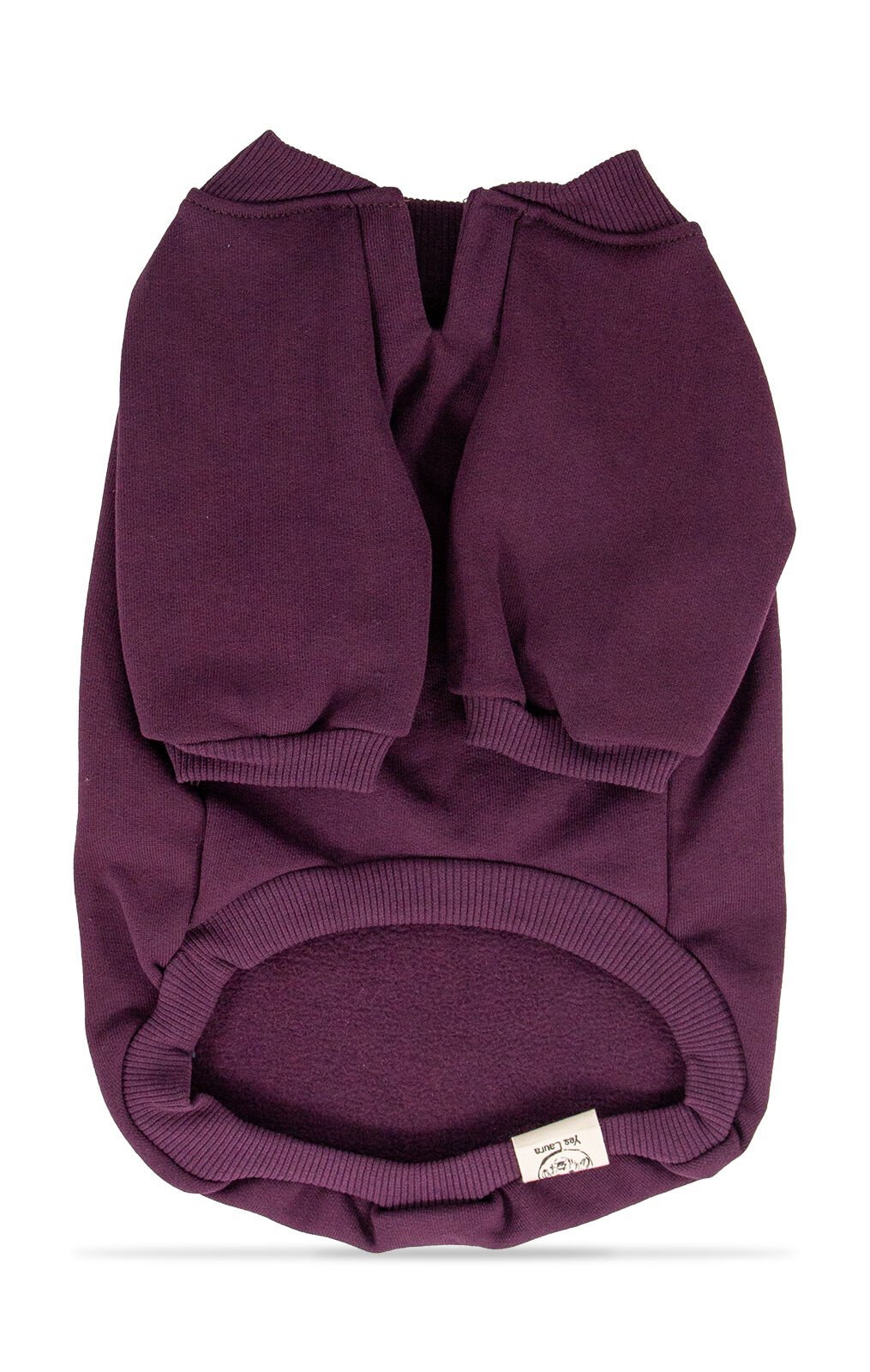 Bordo Kapşonsuz Sweetshirt