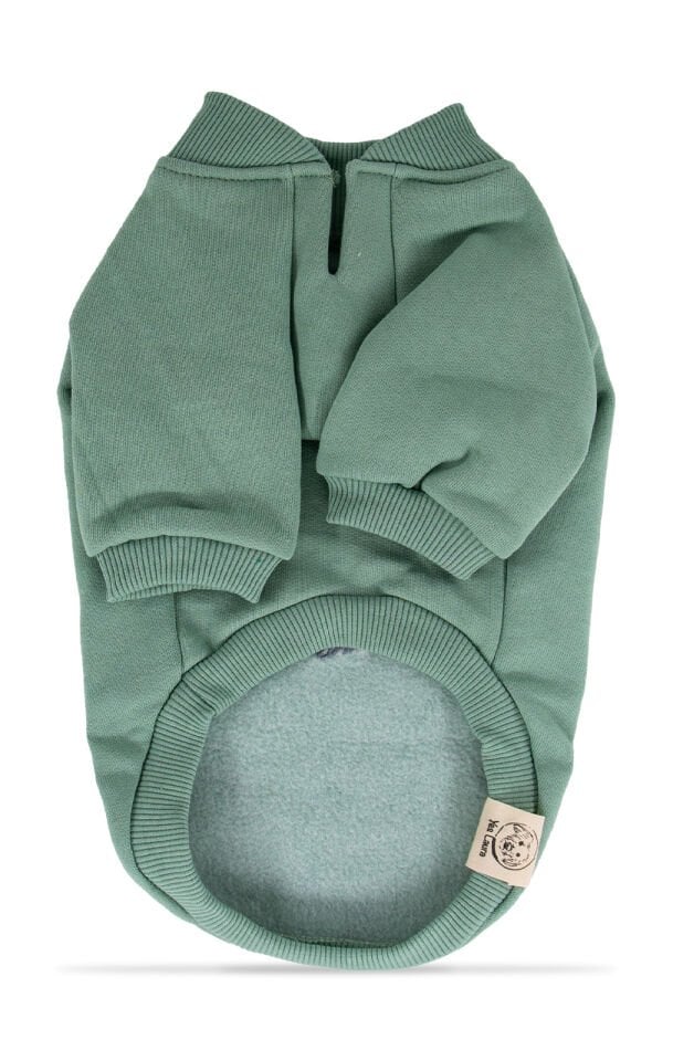 Açık Yeşil Kapşonsuz Sweetshirt