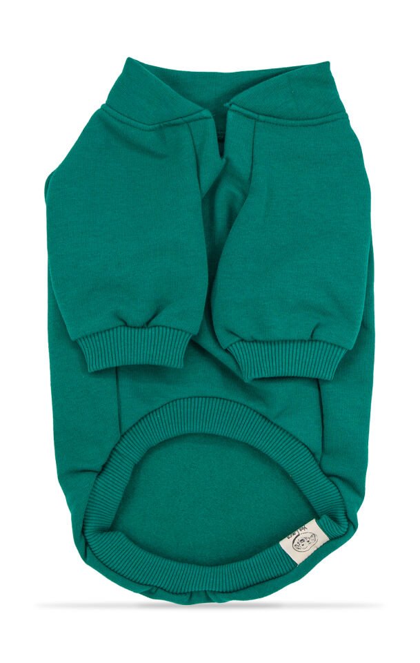 Yeşil Kapşonsuz Sweetshirt