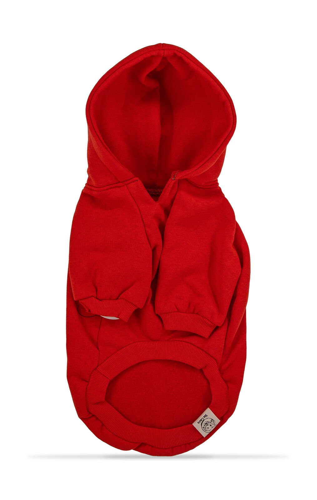 Kırmızı Kapşonlu Sweetshirt