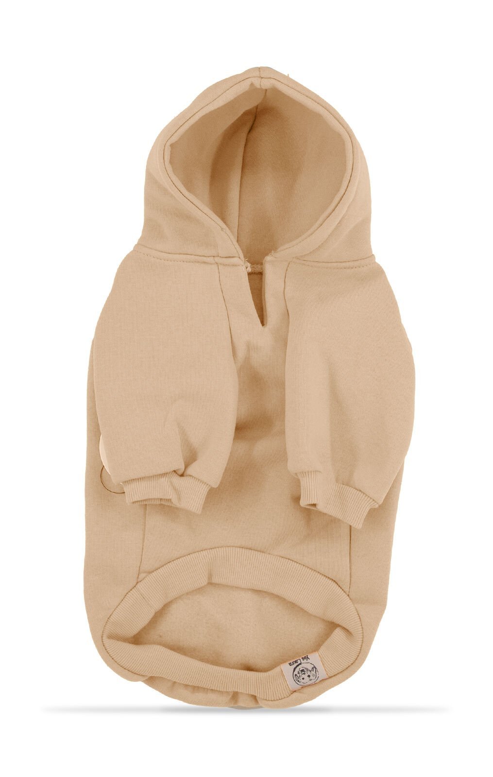 Bej Kapşonlu Sweetshirt